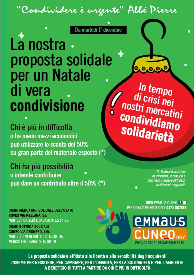 SIAMO APERTI ! CONDIVIDERE E' URGENTE